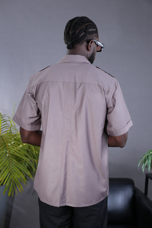 Chemise Afari II Manche courte Beige