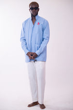 Chemise Afari Bleu Ciel