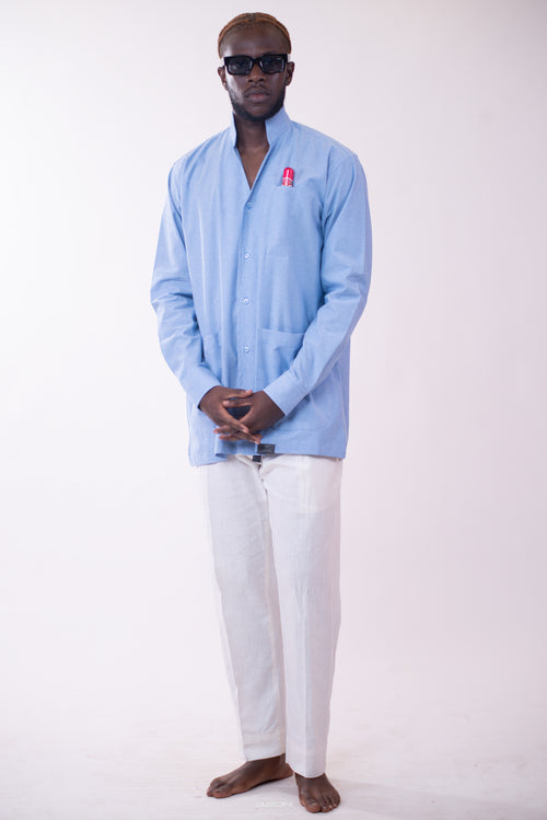 Chemise Afari Bleu Ciel