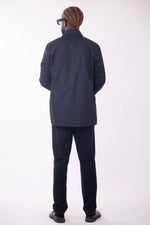 Surchemise Zip bleu nuit