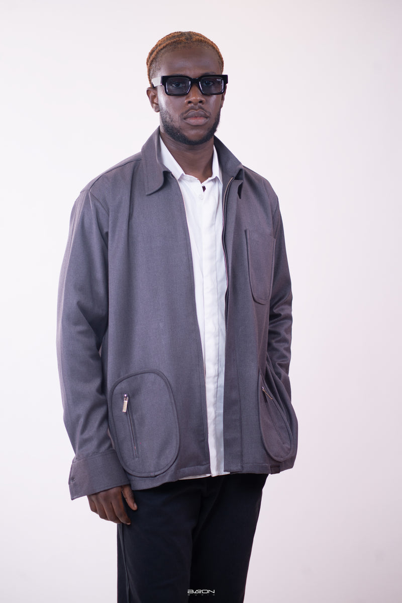 Surchemise Mansa Gris