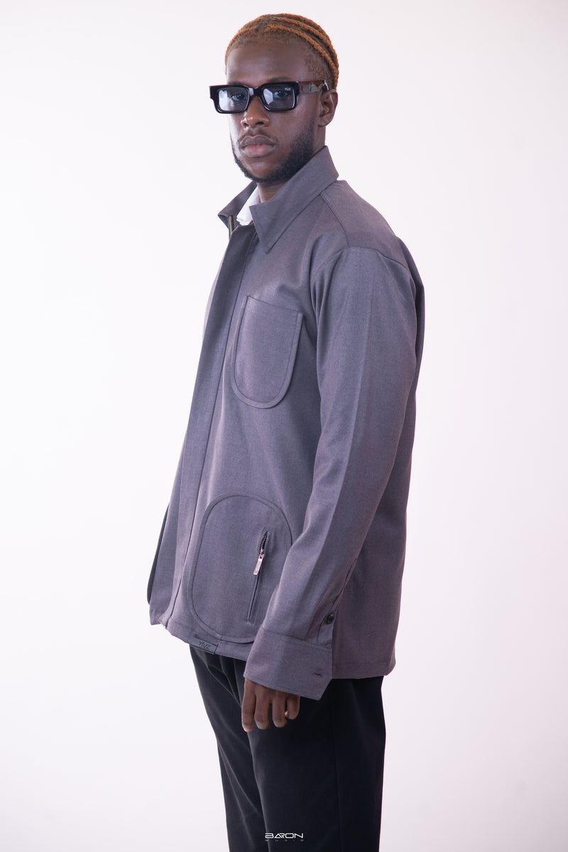 Surchemise Mansa Gris