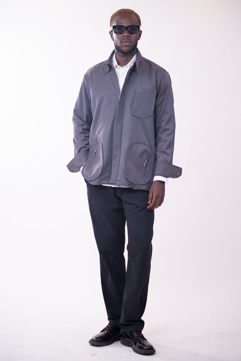 Surchemise Mansa Gris