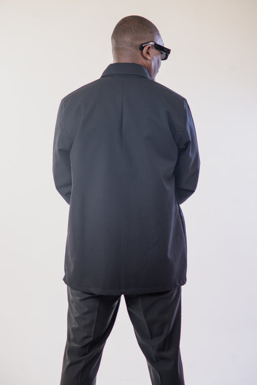 Surchemise Zip Noir