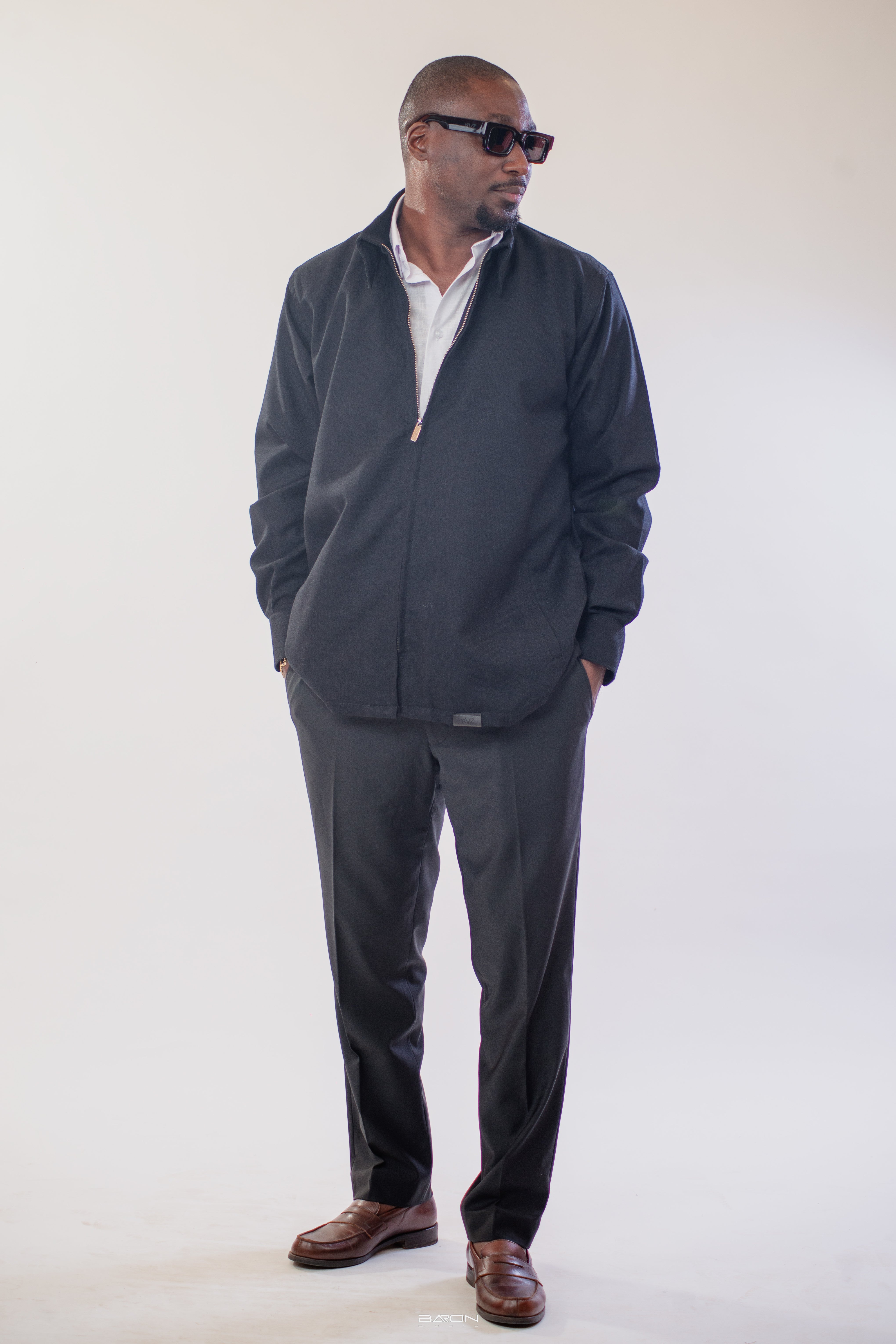 Surchemise Zip Noir
