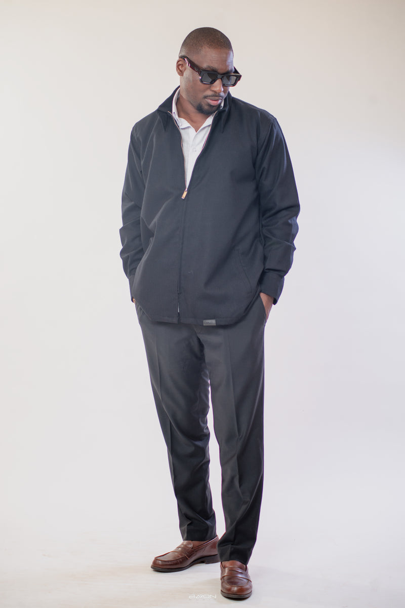 Surchemise Zip Noir
