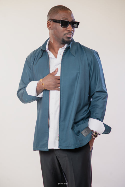 Surchemise Zip Vert Azure