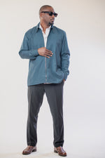 Surchemise Zip Vert Azure