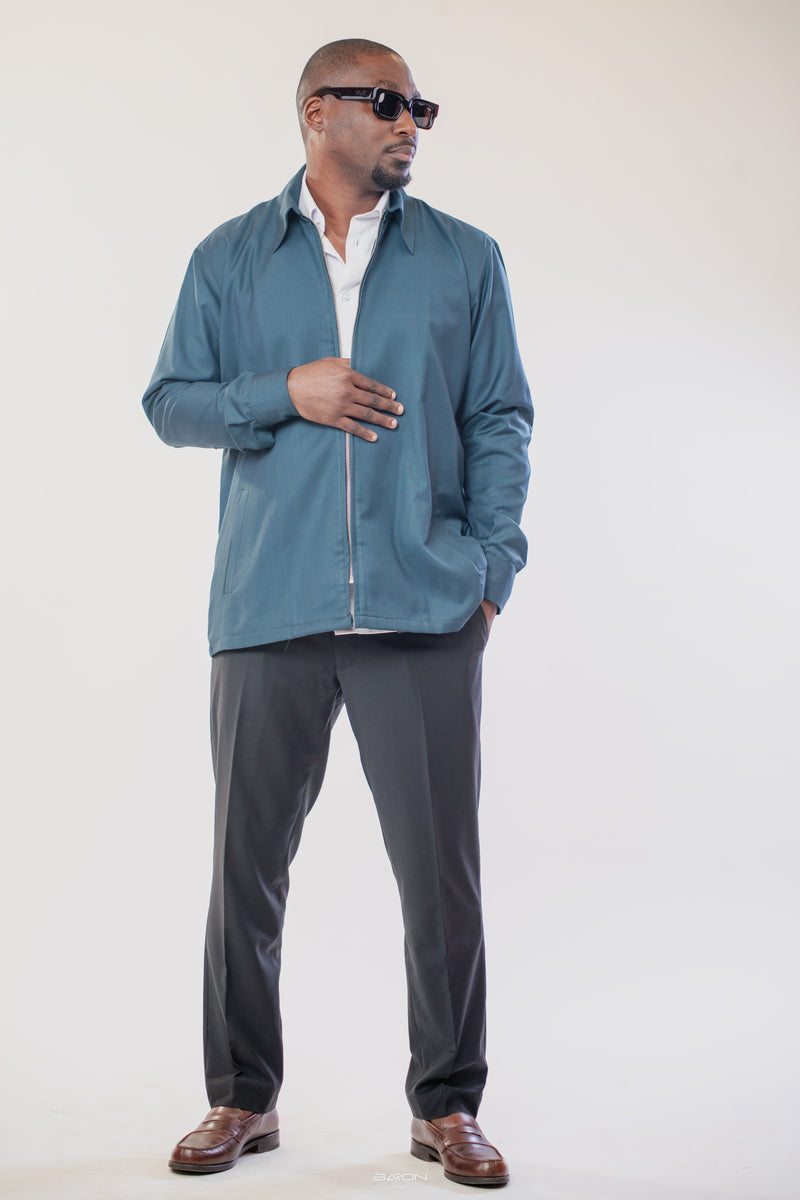 Surchemise Zip Vert Azure