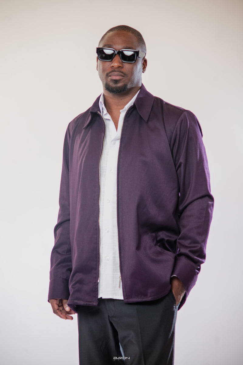 Surchemise Zip Violet