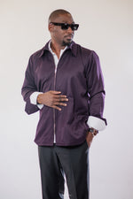 Surchemise Zip Violet