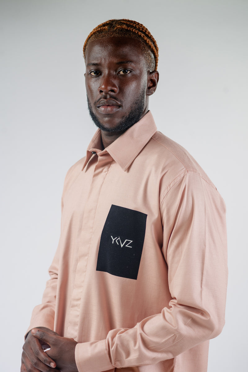 Chemise Classique Signature Lin Saumon