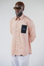 Chemise Classique Signature Lin Saumon