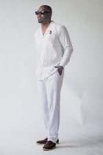Chemise Cubano Quattro III Blanc Cassé