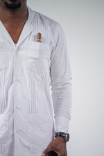 Chemise Cubano Quattro III Blanc Cassé