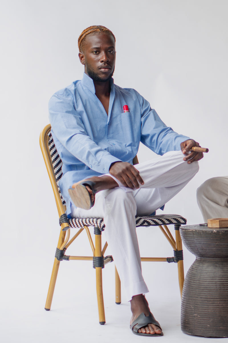 Chemise Afari Bleu Ciel