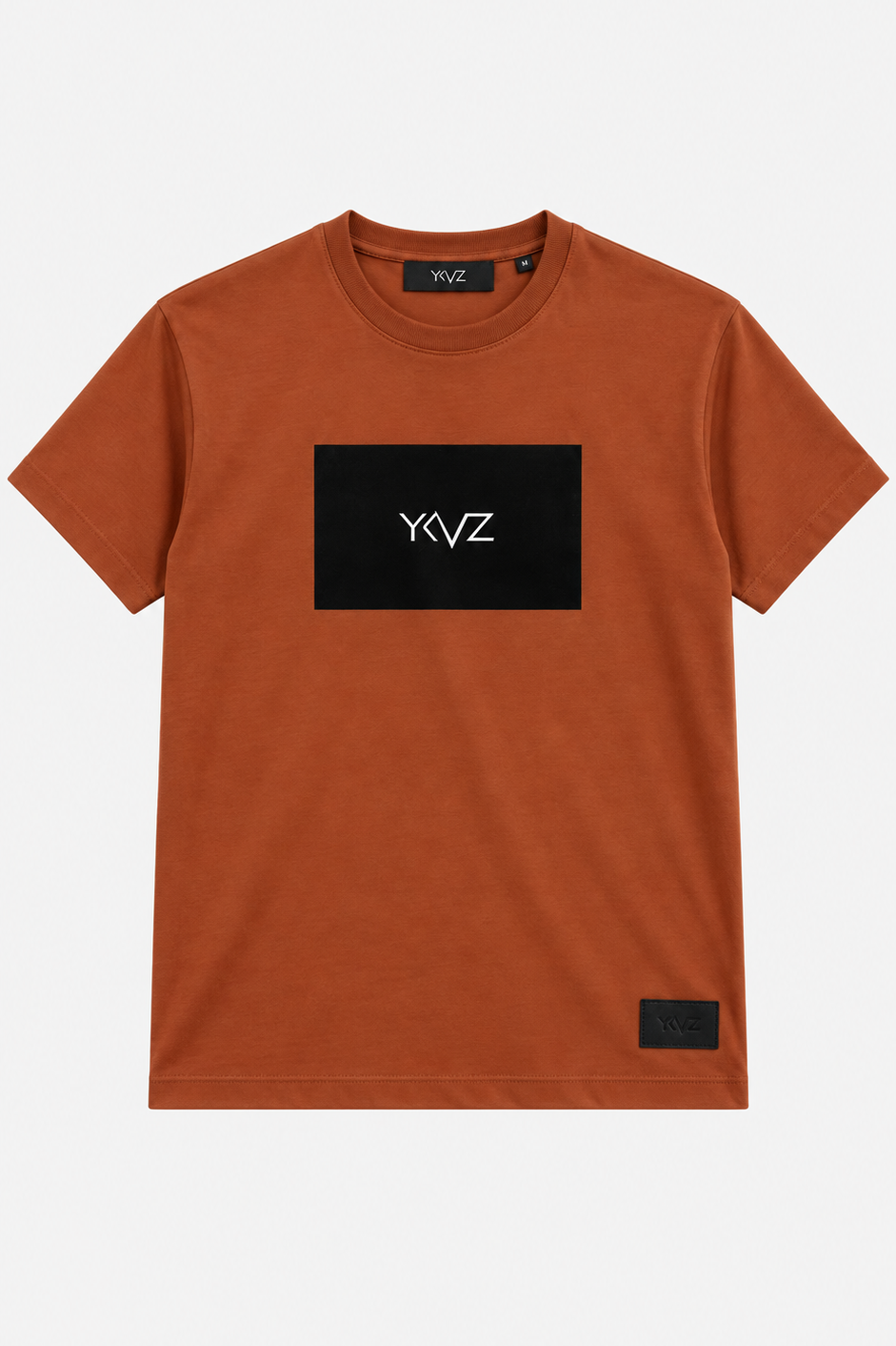 T-shirt _Marron| Signature YKVZ Noir