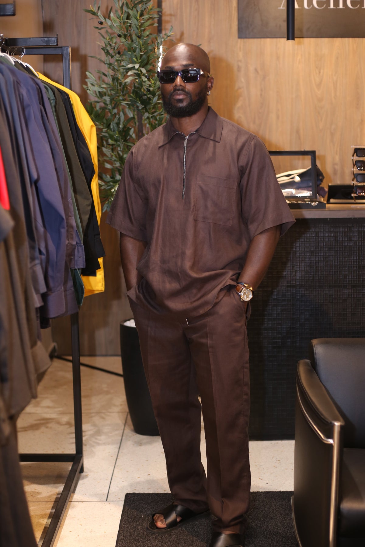Ensemble Oryx Zip - Marron