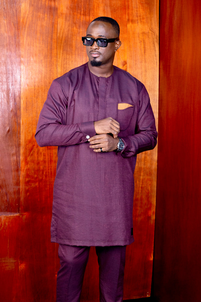 Ensemble Tunique Kamba Marron
