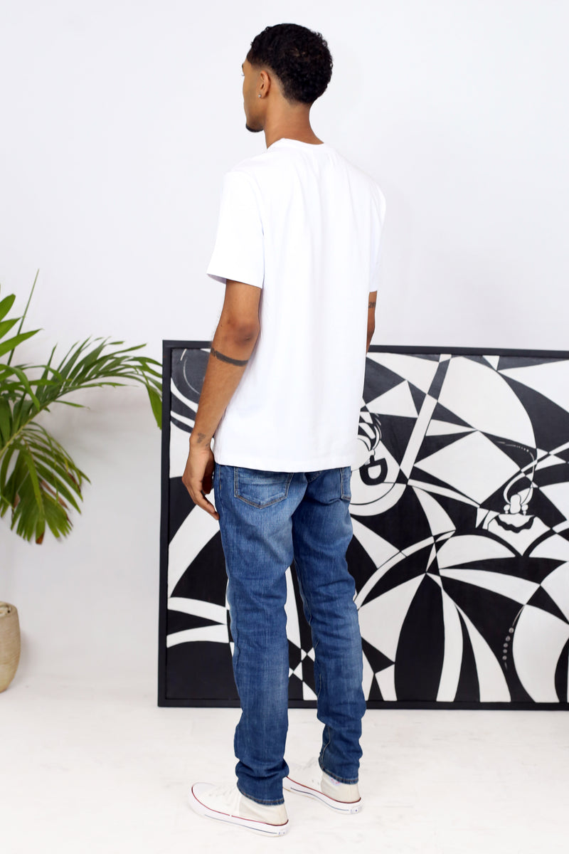 T-Shirt Karma Is Noir- Blanc