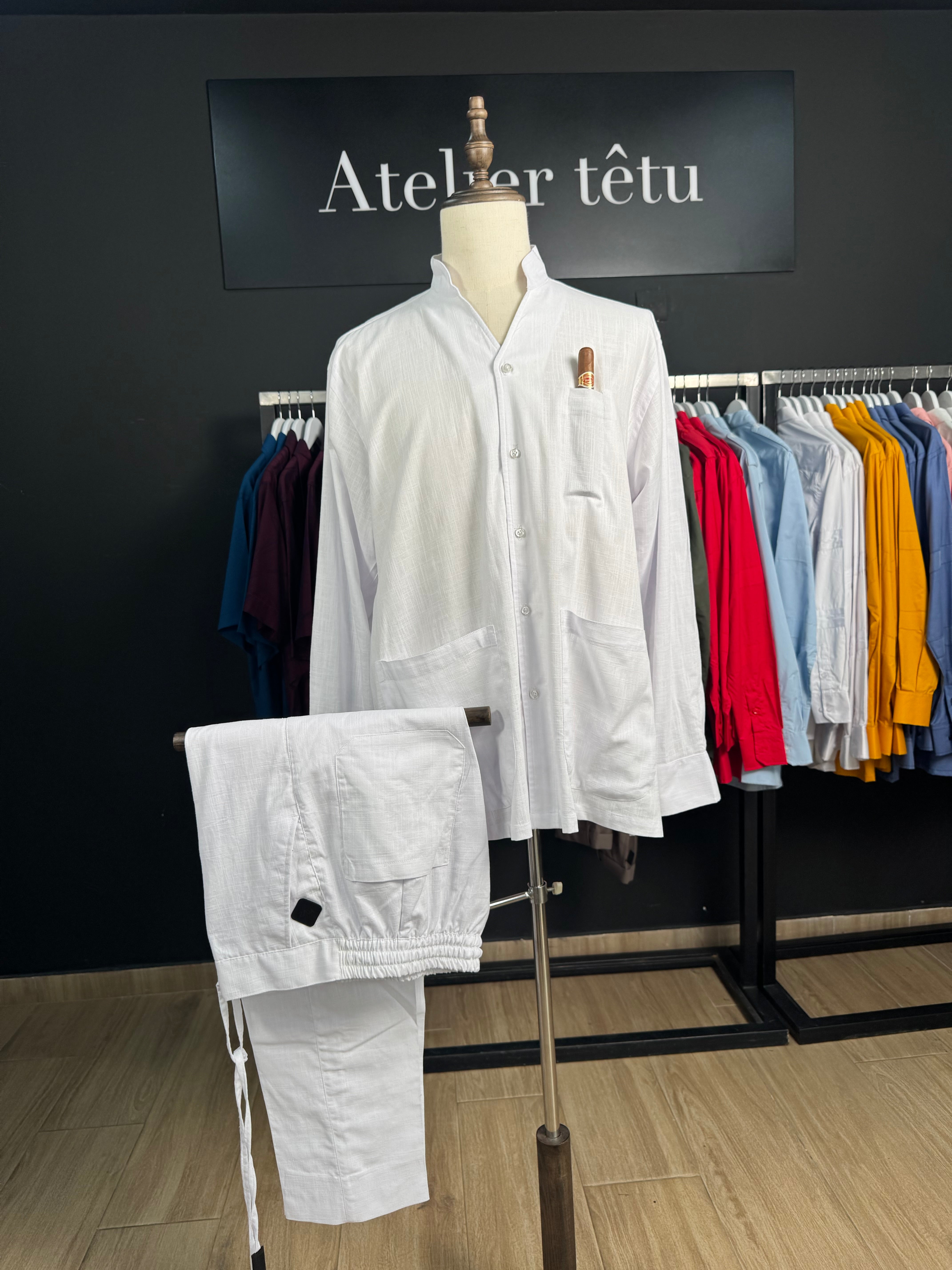 Ensemble Chemise Afari blanc