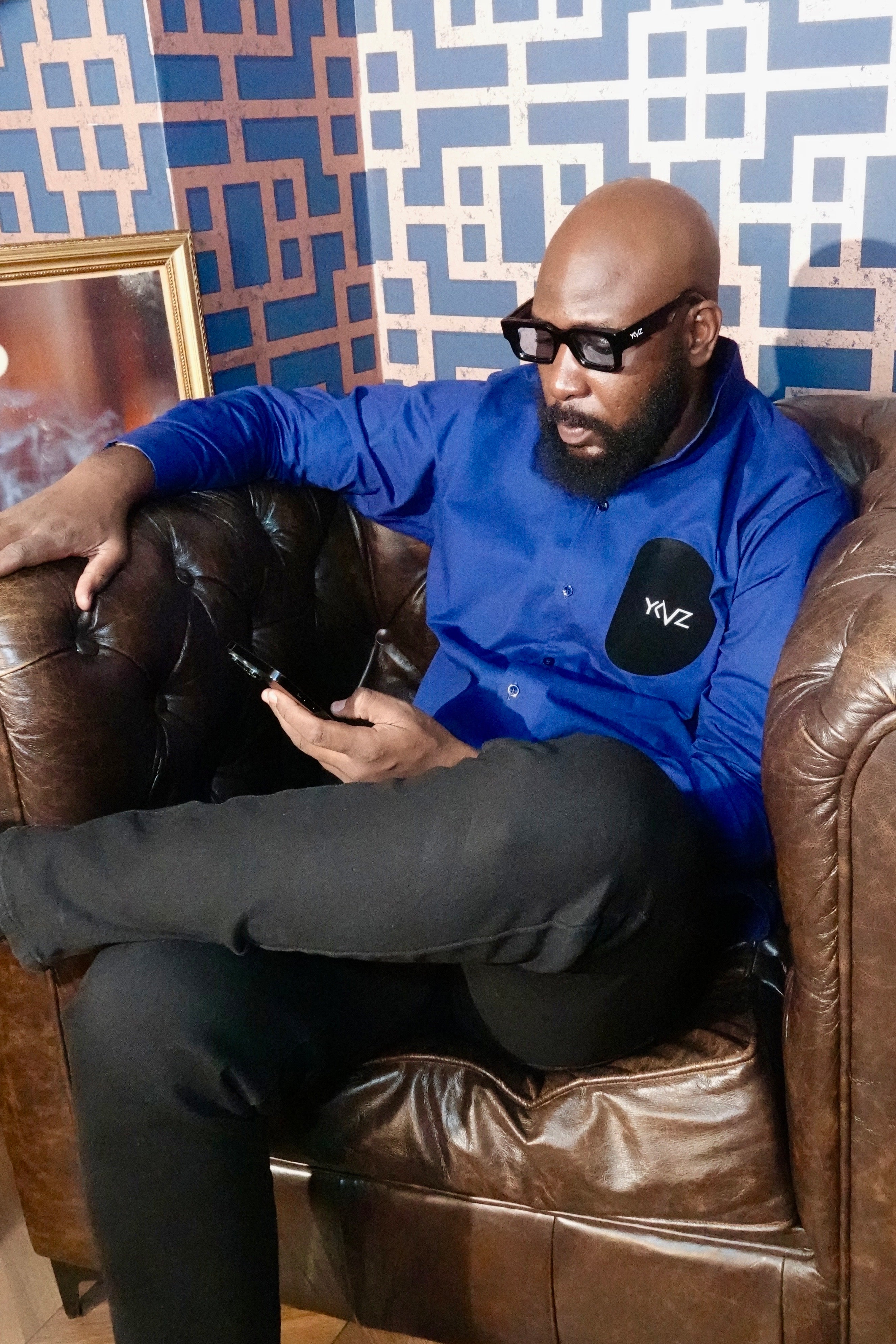 Chemise DOHA I - Bleu foncé | Signature D Noire
