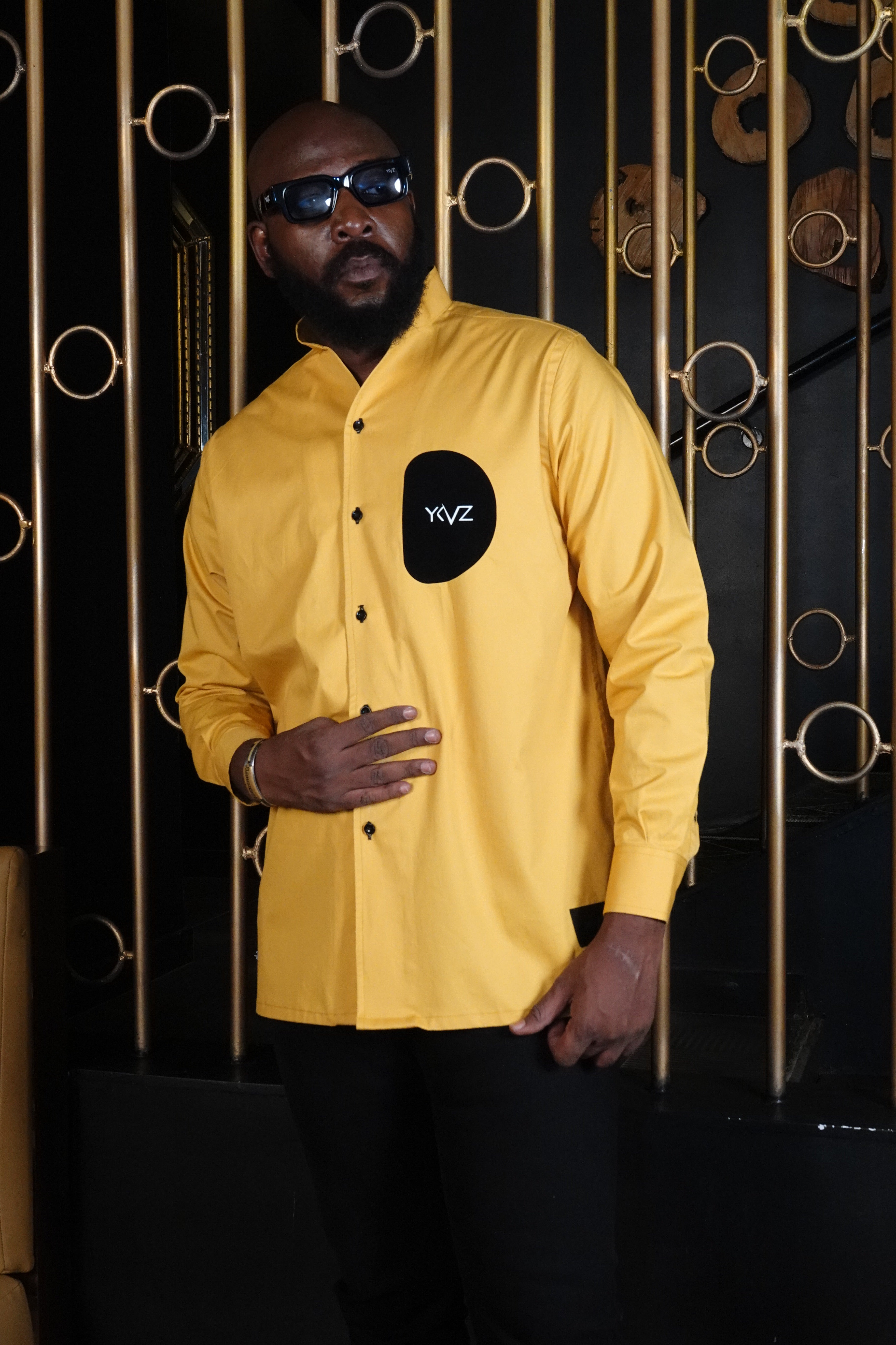 Chemise DOHA I - Jaune | signature D Noire