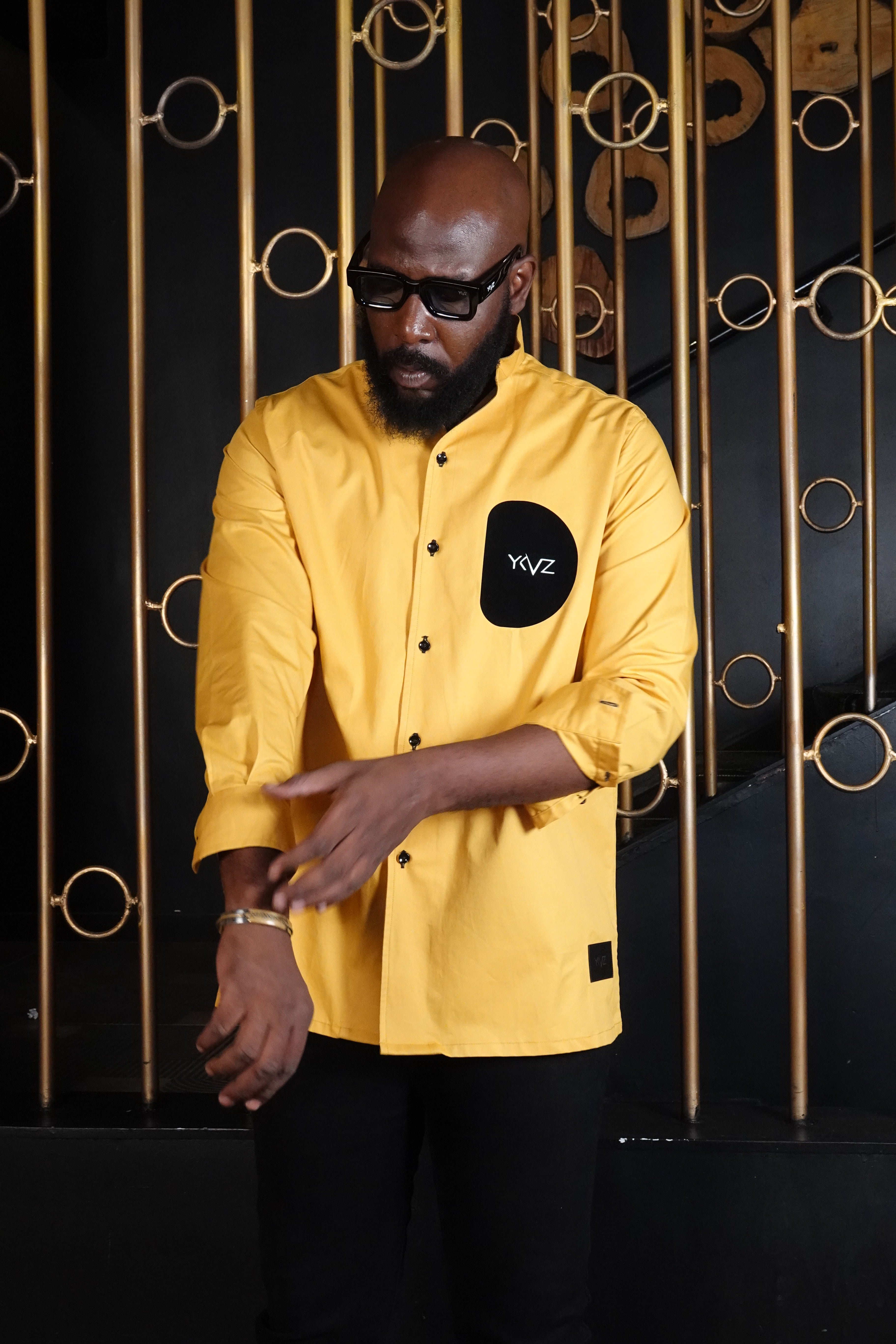 Chemise DOHA I - Jaune | signature D Noire