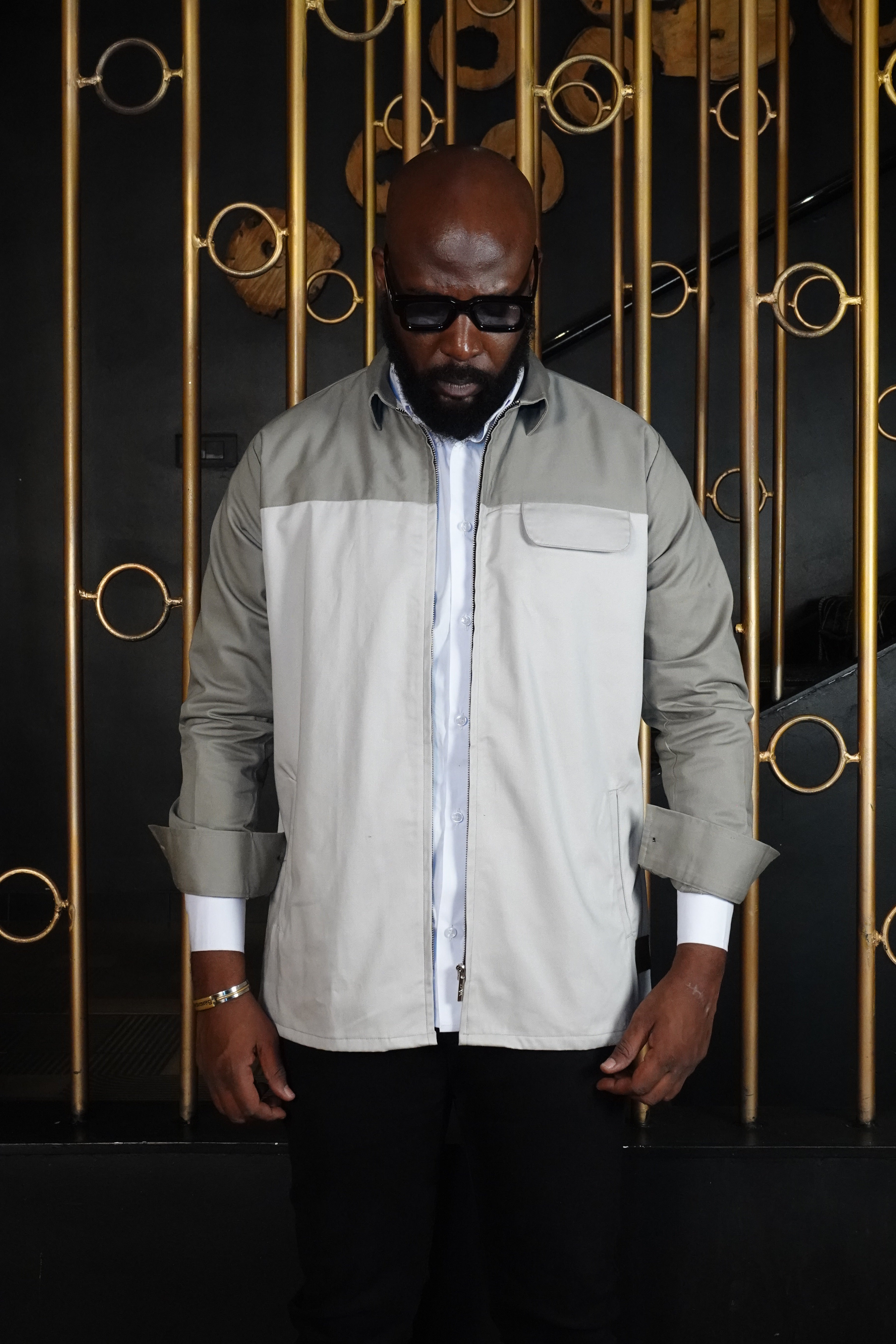 Surchemise HILUX II - Bicolore Gris & Gris Foncé