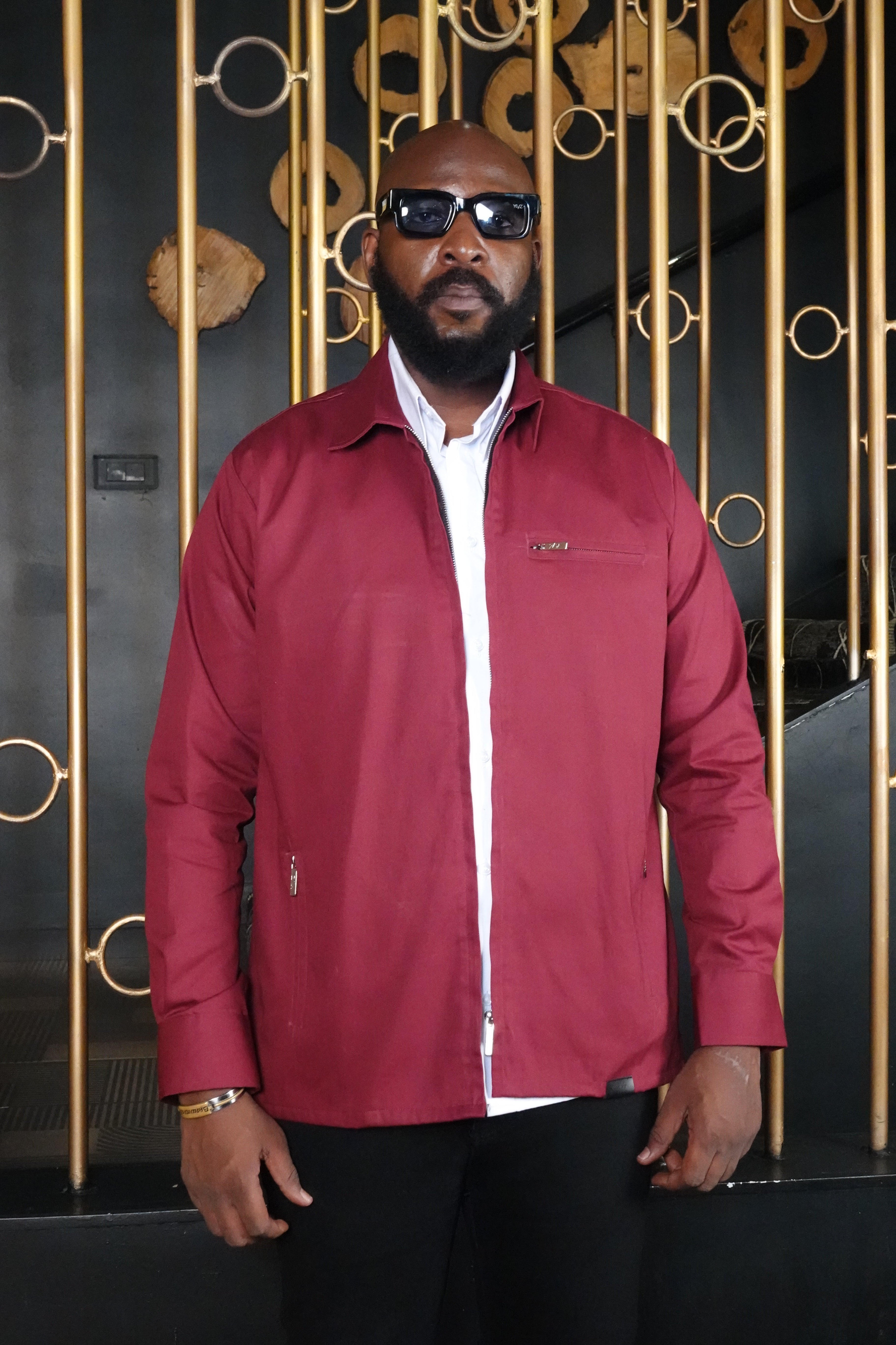 Surchemise Maaru ll - Rouge Bordeaux