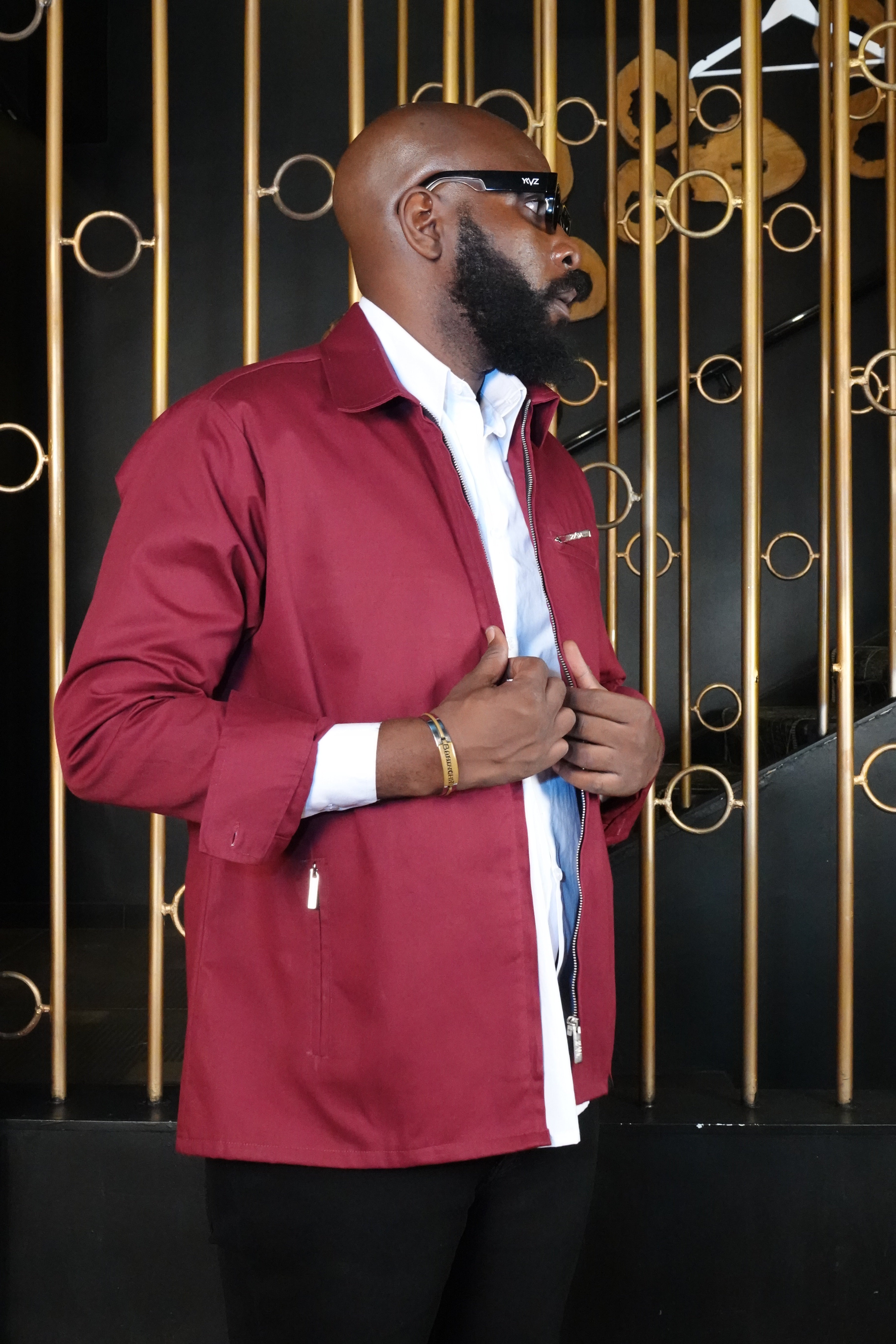 Surchemise Maaru ll - Rouge Bordeaux