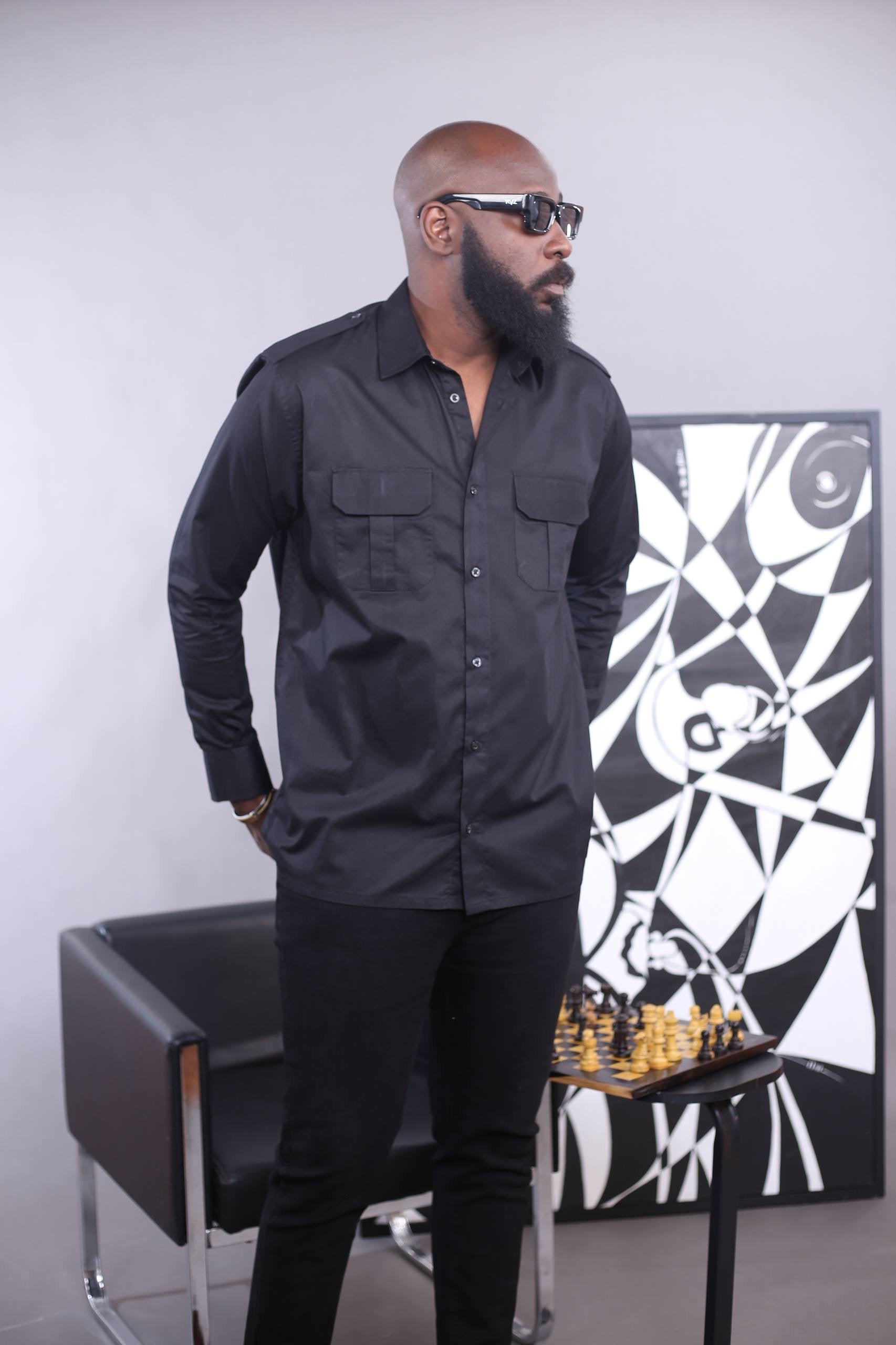 Chemise Commandeur I - Noir