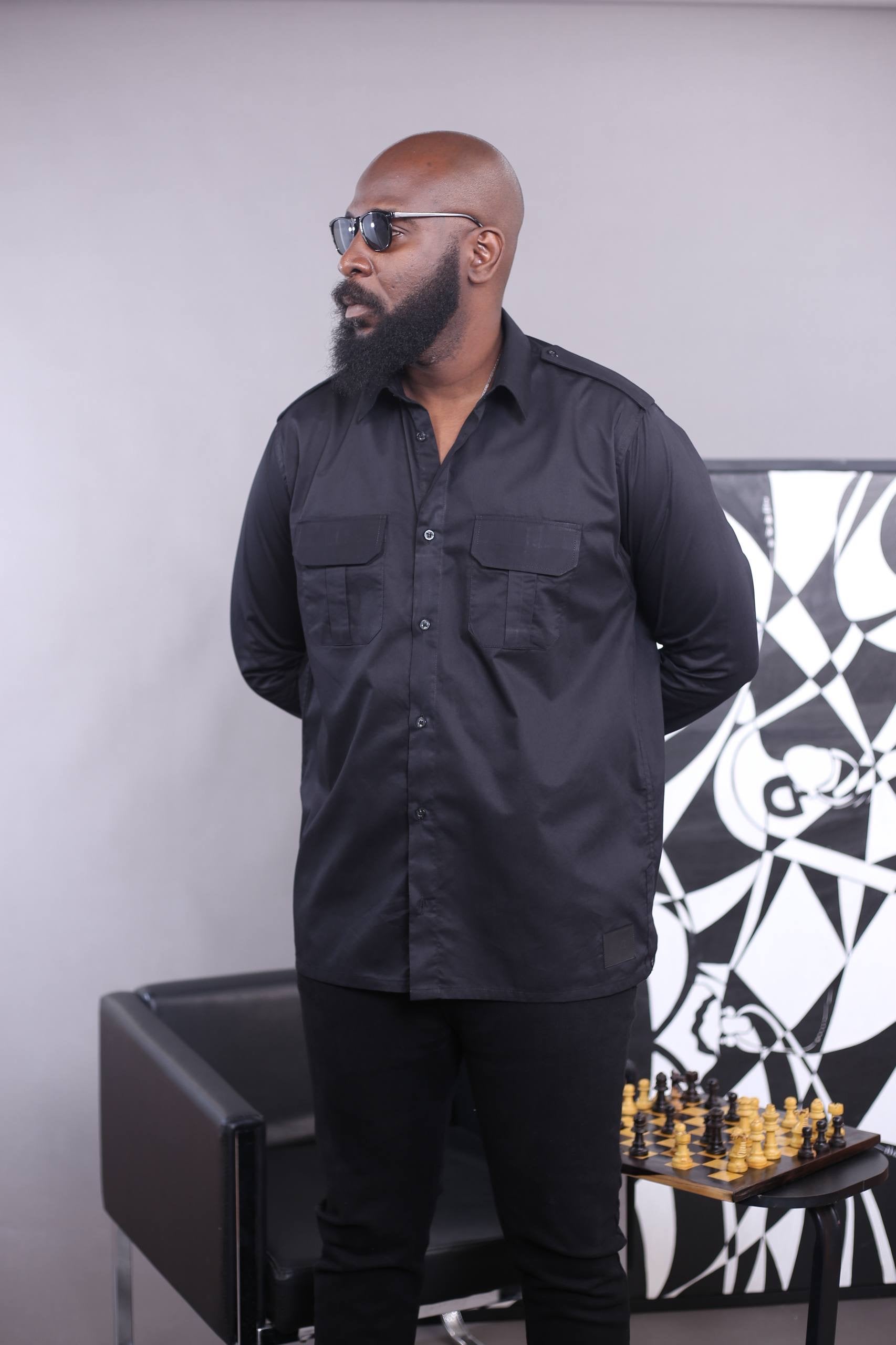 Chemise Commandeur I - Noir