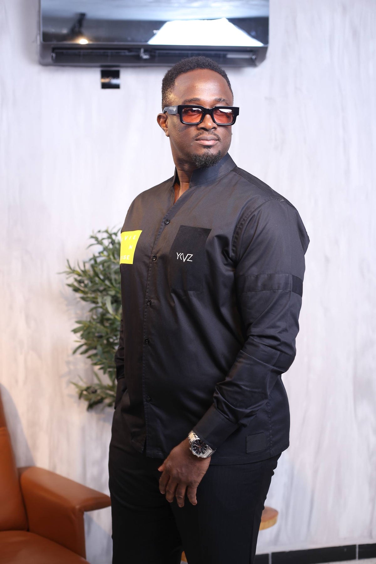 Chemise Sport LVIP _ Noire |Signature Classique
