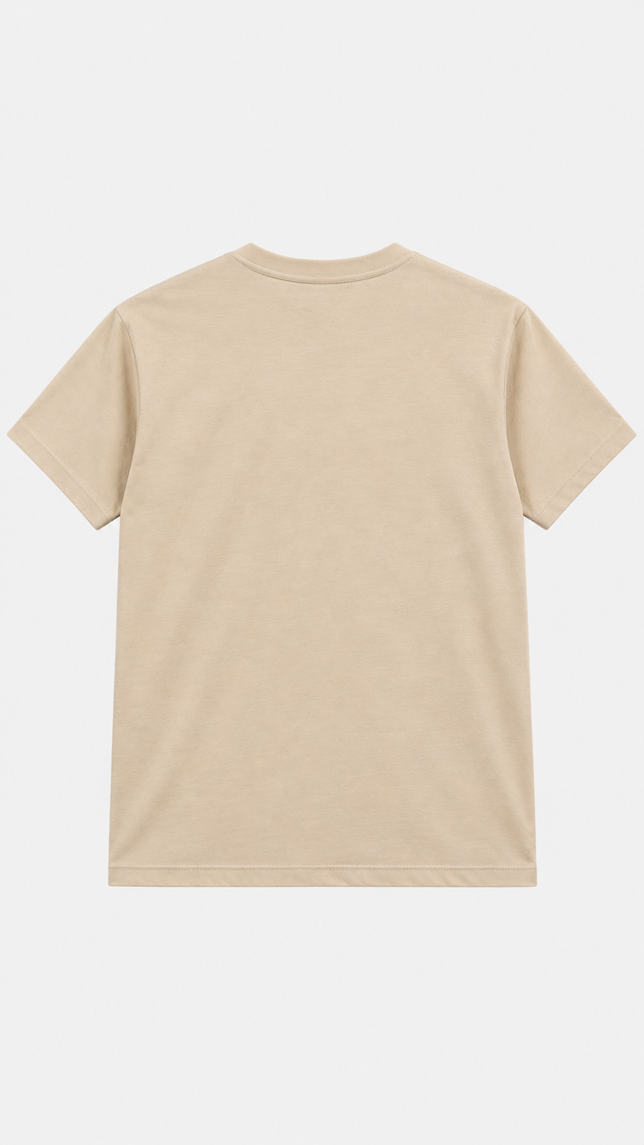T-shirt _Beige| Signature YKVZ Marron