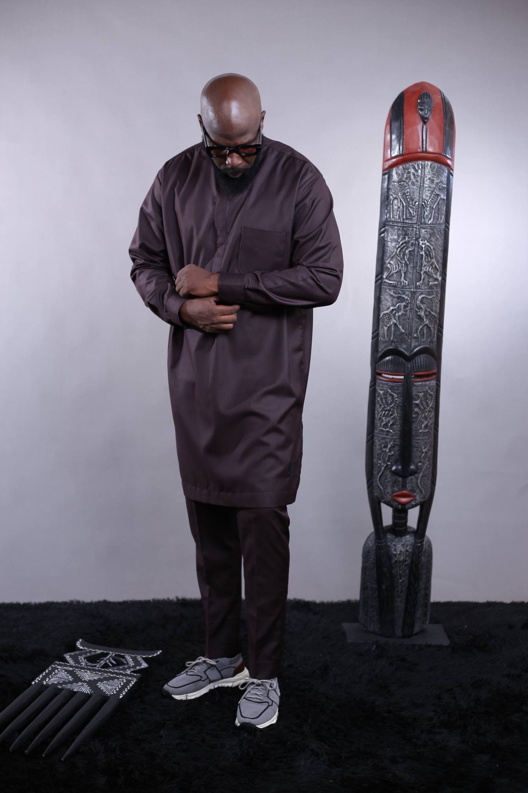 Ensemble Tunique OBA | Marron Foncé