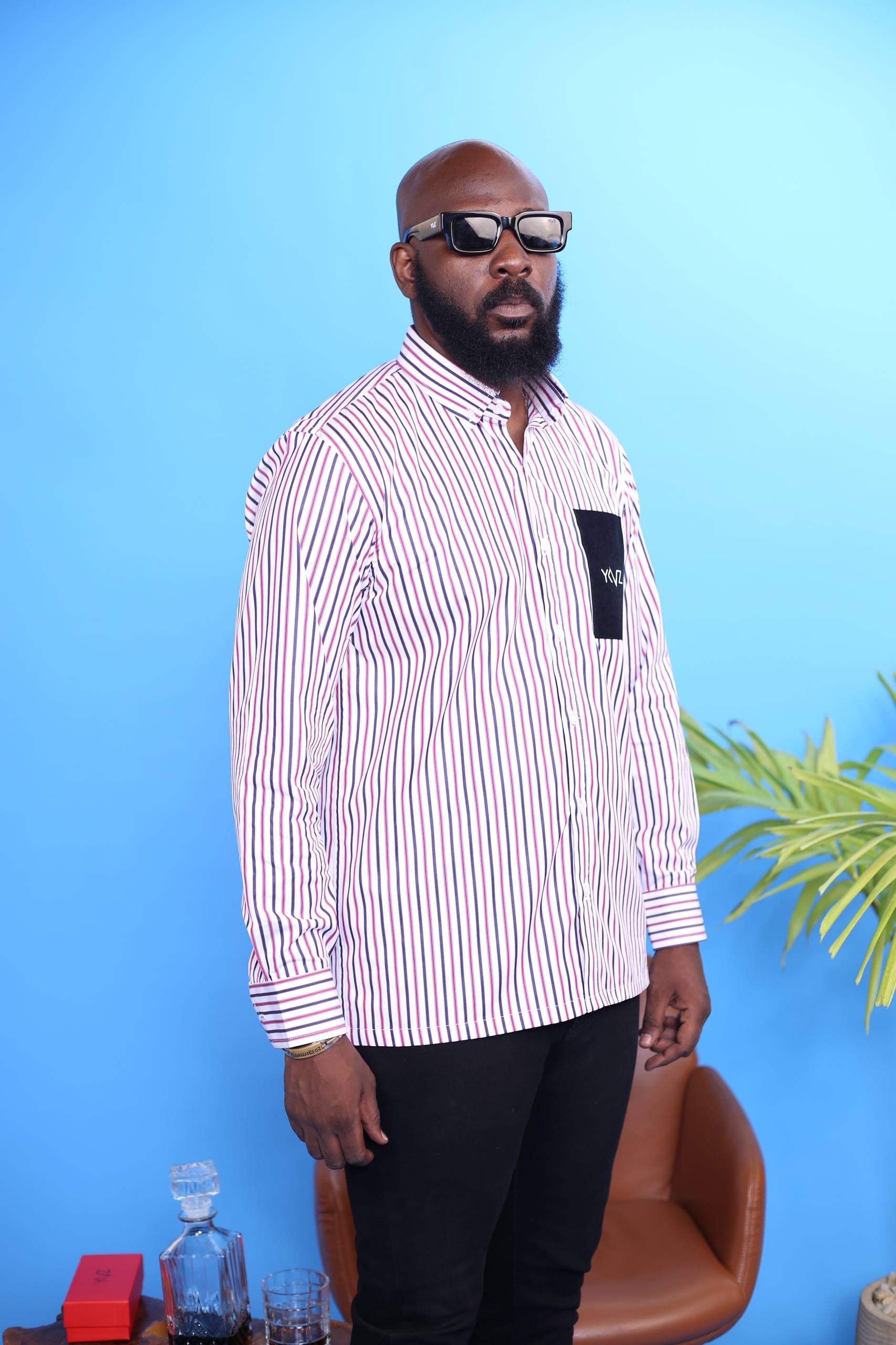 Chemise Lexington – Rayures multicolore | Signature Classique Noir