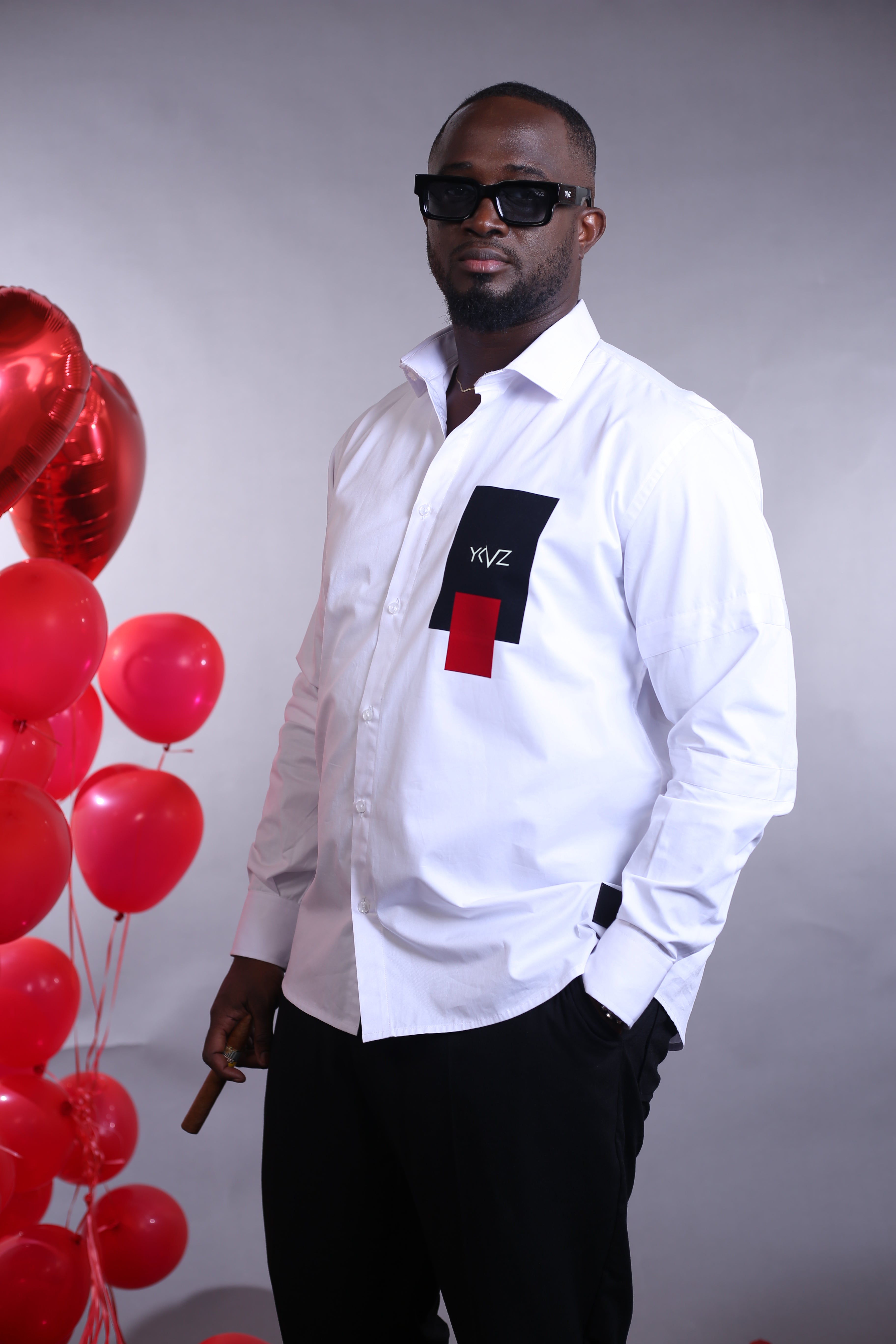 Chemise Sport ARMLET - Edition II blanc Logo Rouge noire