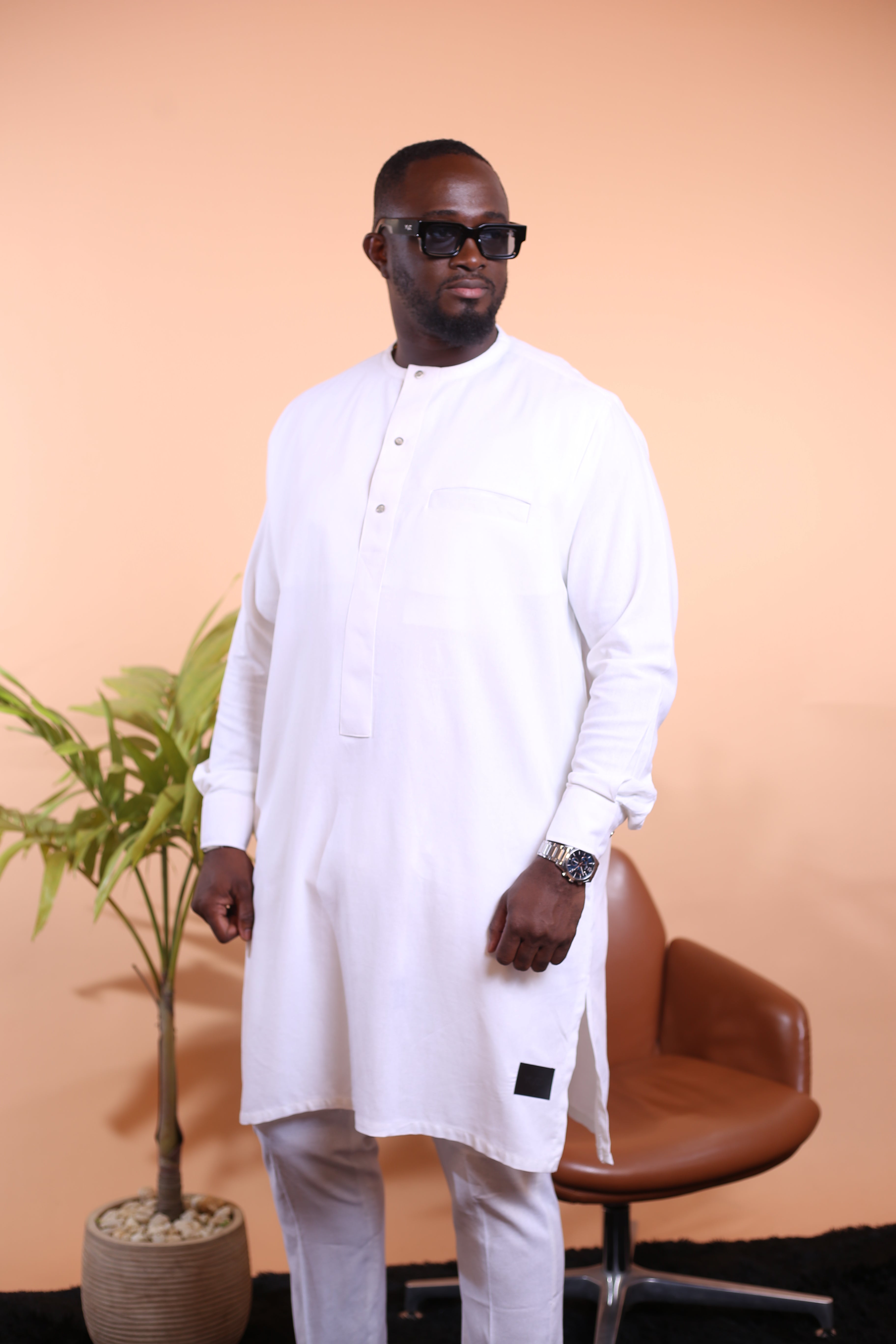 Ensemble Tunique SYMBA Lin Blanc cassé