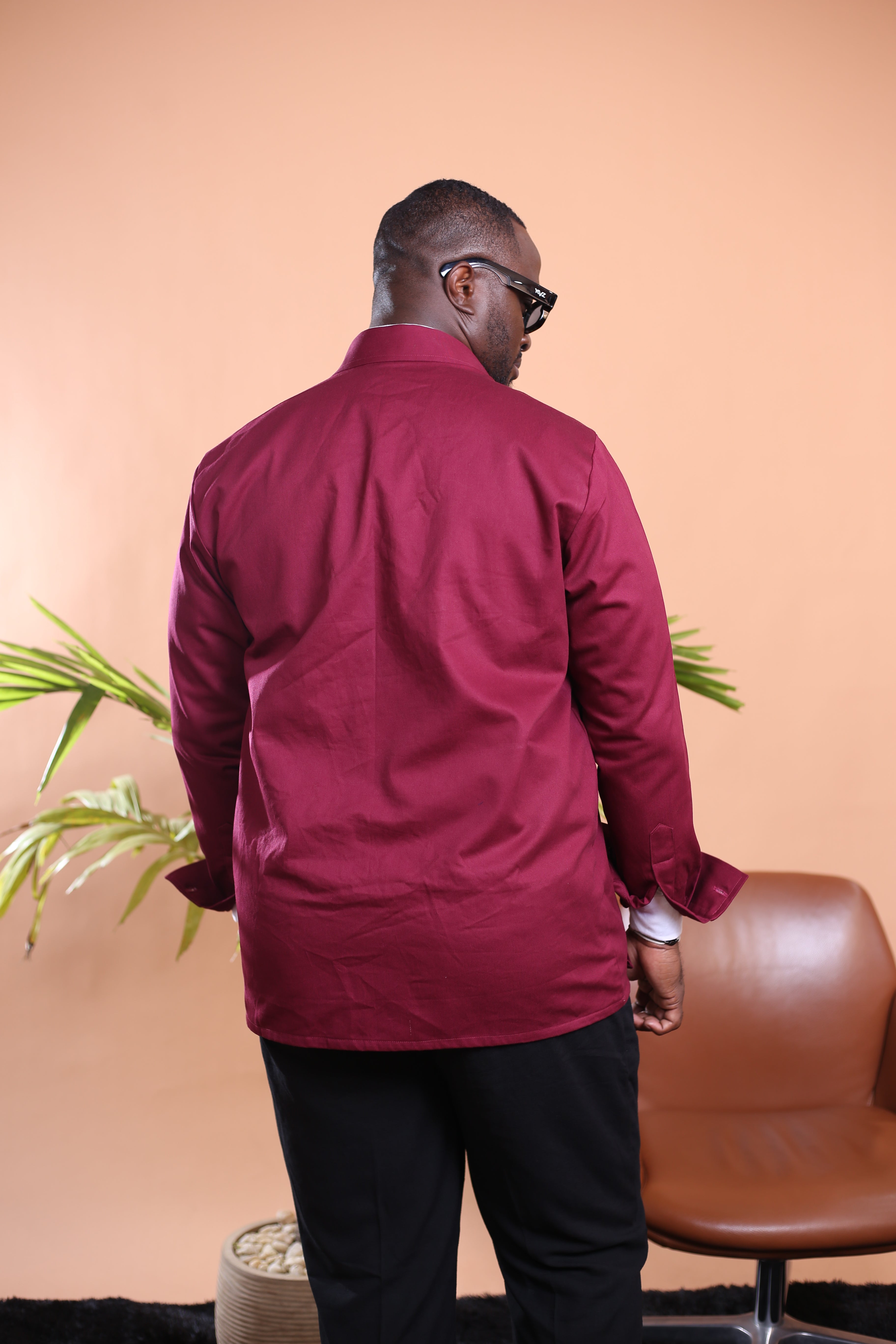 Surchemise LUMA rouge bordeaux