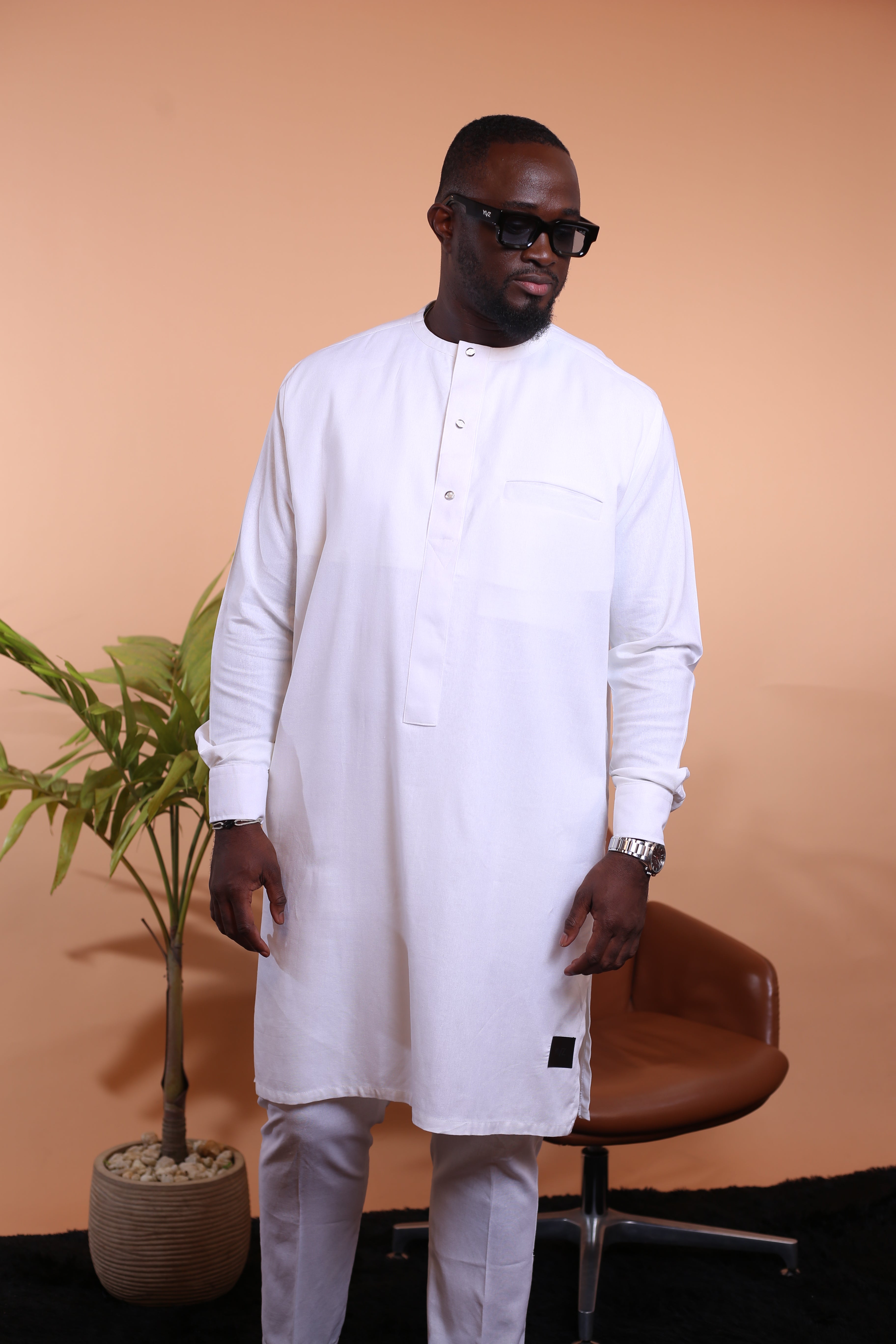 Ensemble Tunique SYMBA Lin Blanc cassé