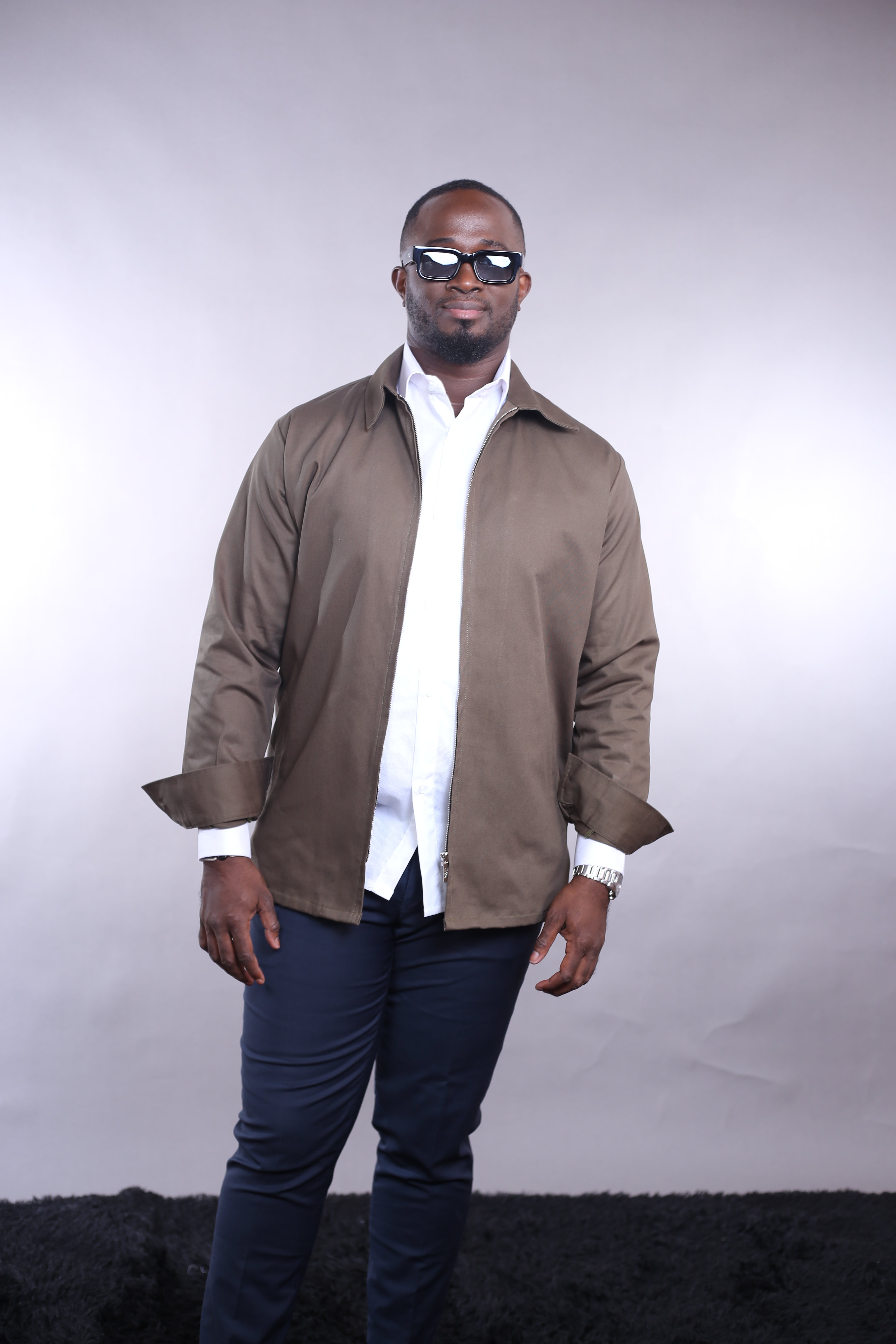Surchemise Zip Vert Treillis