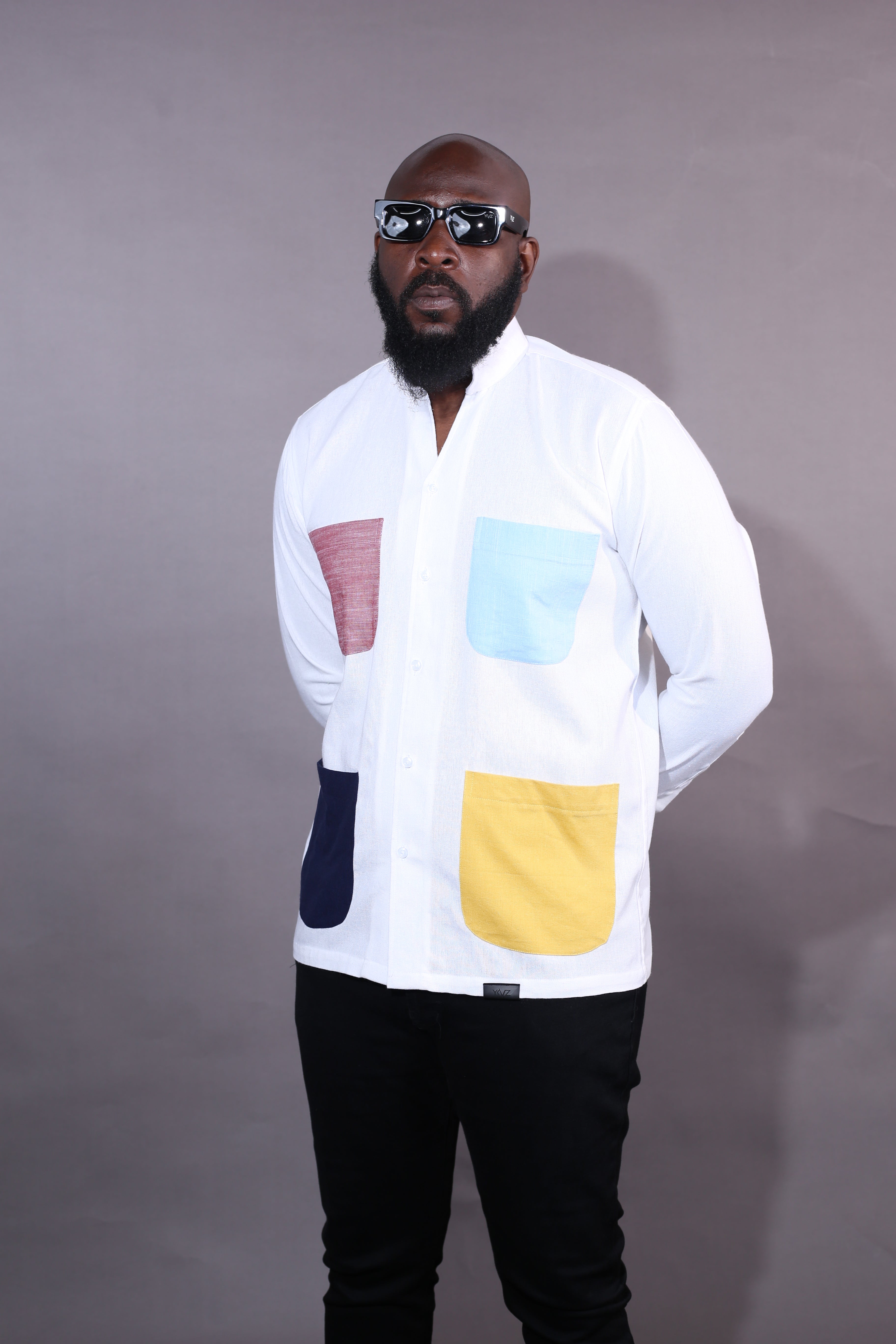 Chemise Kintu II - blanc & Multicolore