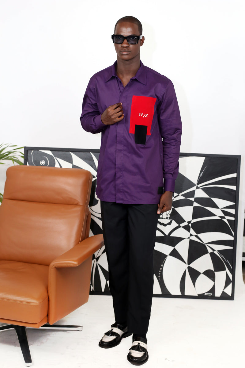 The Moon Purple Shirt