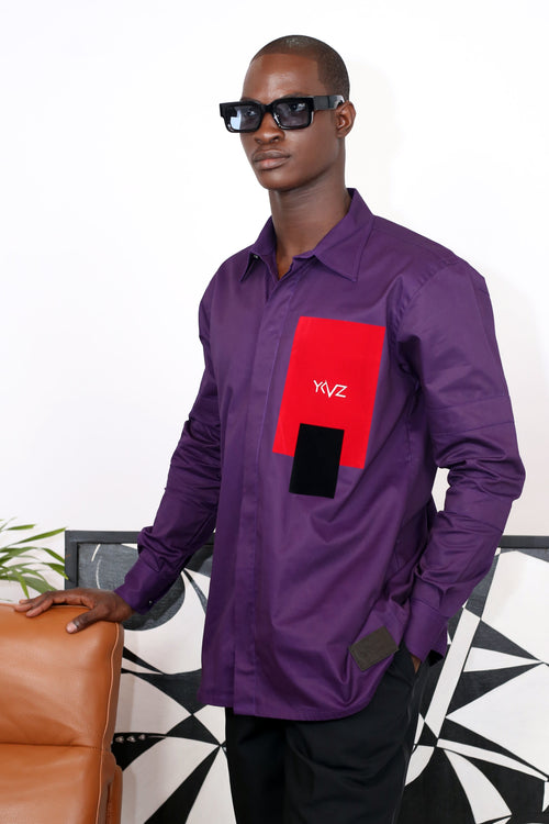 The Moon Purple Shirt