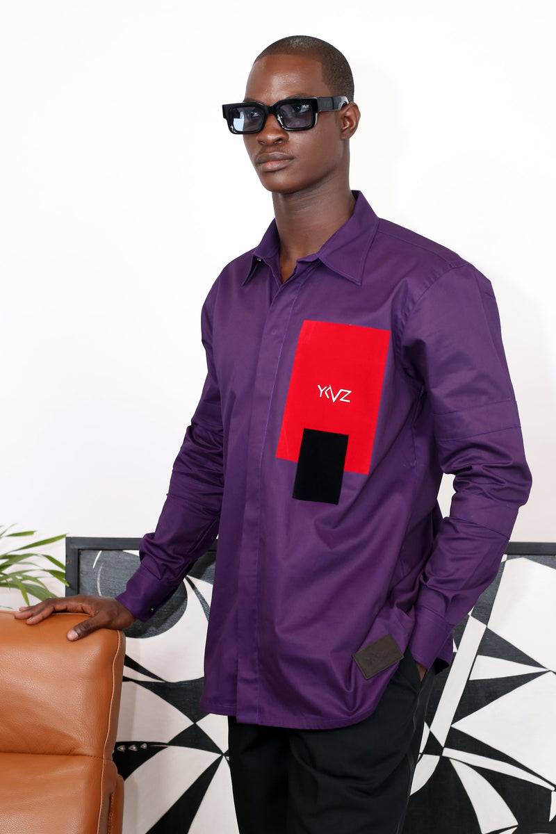 The Moon Purple Shirt