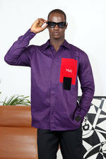 The Moon Purple Shirt