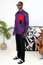 The Moon Purple Shirt