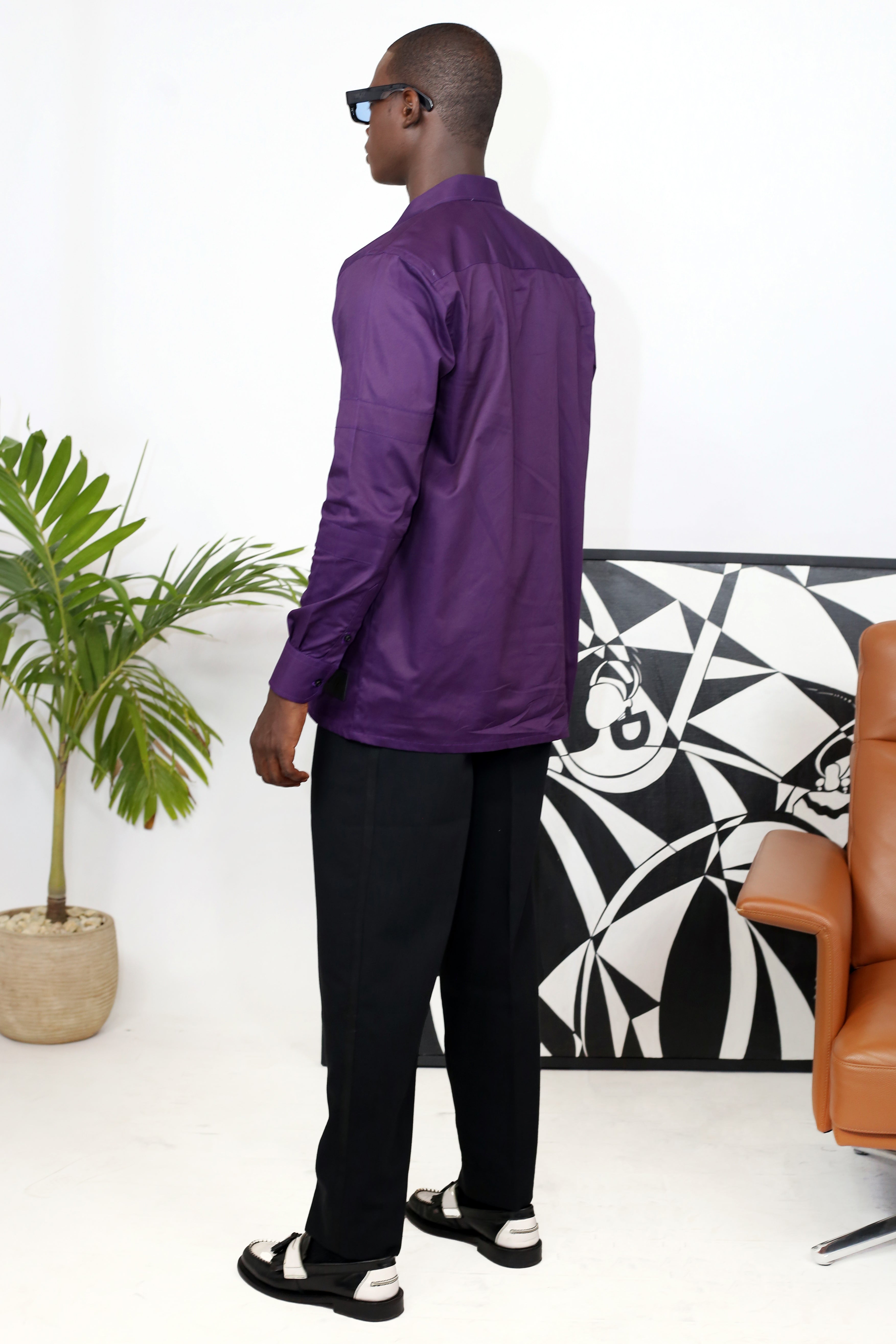 The Moon Purple Shirt