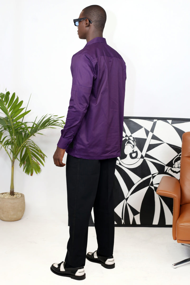 The Moon Purple Shirt